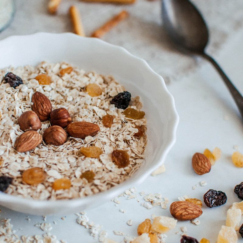 oatmeal with nuts